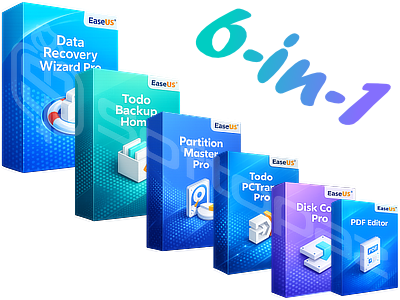 EaseUS Family Day 6-in-1 Bundle Deal (for Windows) with Lifetime Upgrades