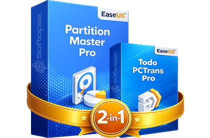EaseUS Partition Master Pro & Todo PCTrans Pro with Lifetime Upgrades - 70% OFF Deal