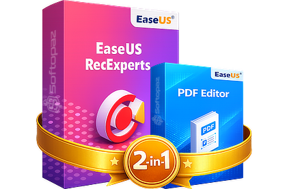EaseUS RecExperts + PDF Editor with Lifetime Upgrades for Windows - 70% OFF Deal