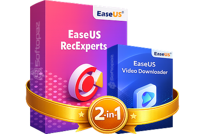 EaseUS RecExperts + Video Downloader with Lifetime Upgrades for Windows - 70% OFF Deal