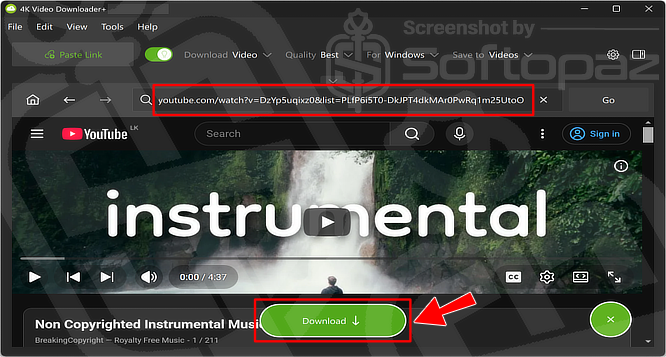 4K Video Downloader+ Start