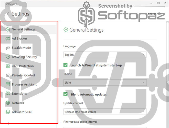 Adguard Win Settings