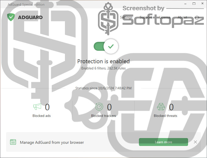 AdGuard 7v - Interface