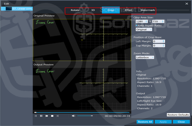 Aiseesoft 4K Converter Edit