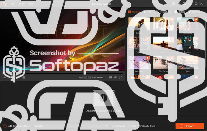 Aiseesoft Slideshow Creator - Interface