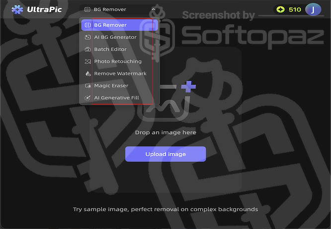 UltraPic Web Interface