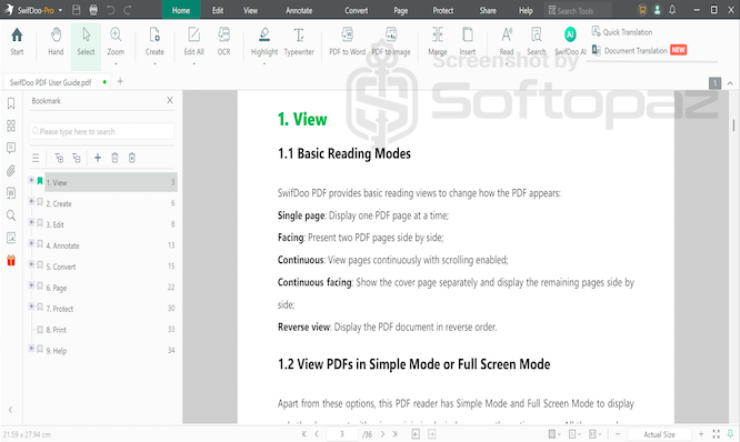 SwifDoo PDF Pro Home