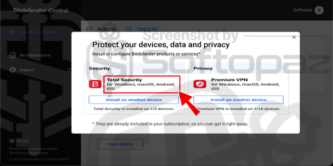 Bitdefender Security for Creators Antivirus