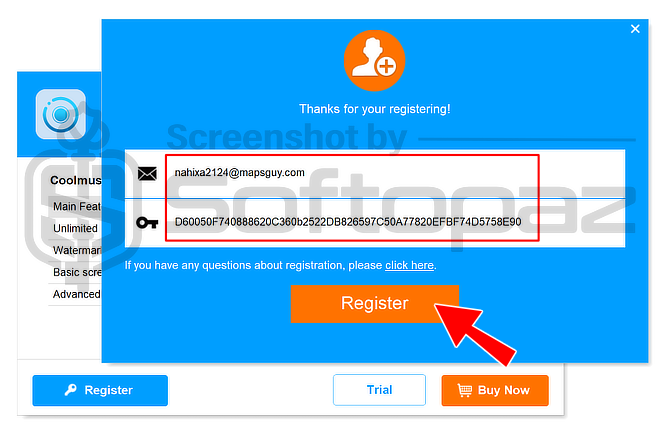 Coolmuster Screen Recorder Activating