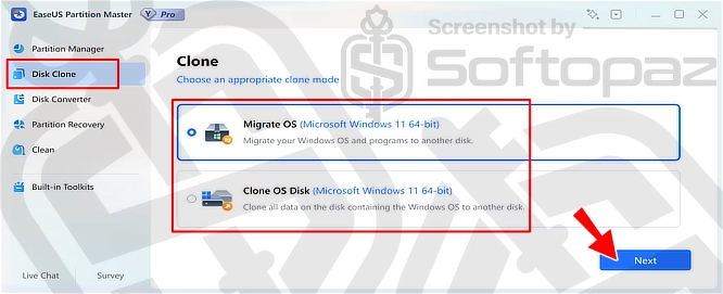 EaseUS Partition Master Pro DC