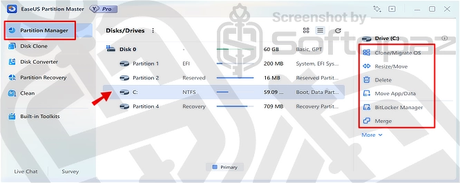 EaseUS Partition Master Pro PM