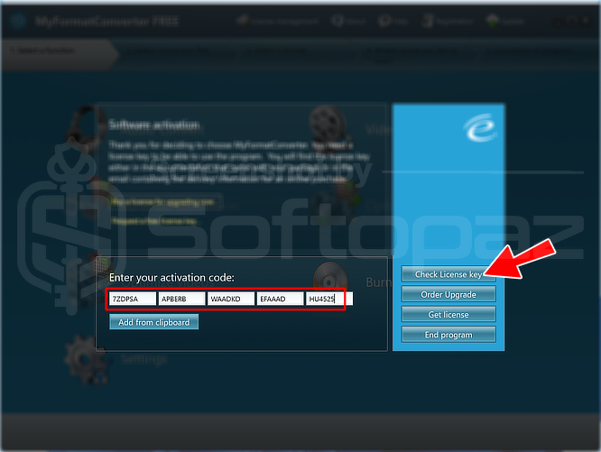MyFormatConverter Activating