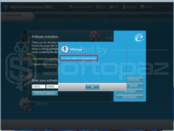 MyFormatConverter Activating
