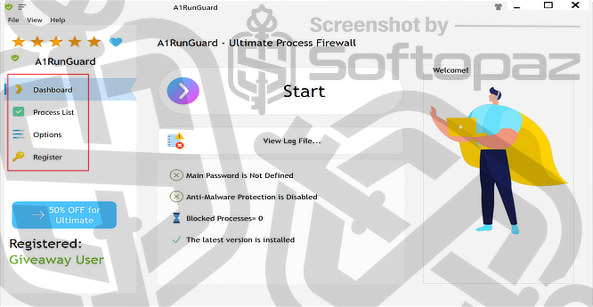 A1RunGuard Interface