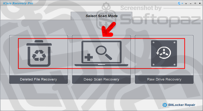 ICare Data Recovery Pro NUI