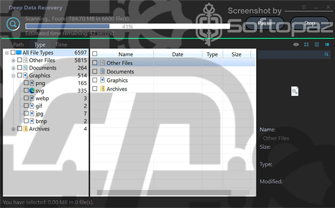 Qiling deep data recovery scan