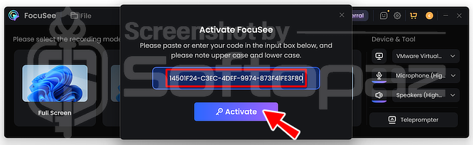 FocuSee Activating