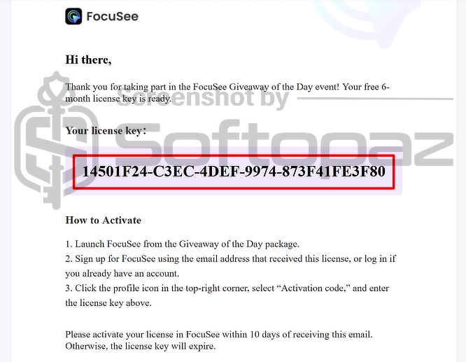 FocuSee Giveaway