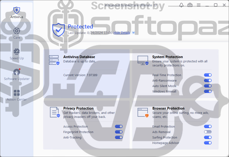 Advanced SystemCare Ultimate 17v - Antivirus