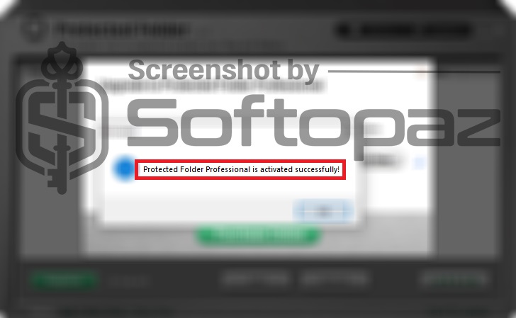 iObit Protected Folder Activating 3