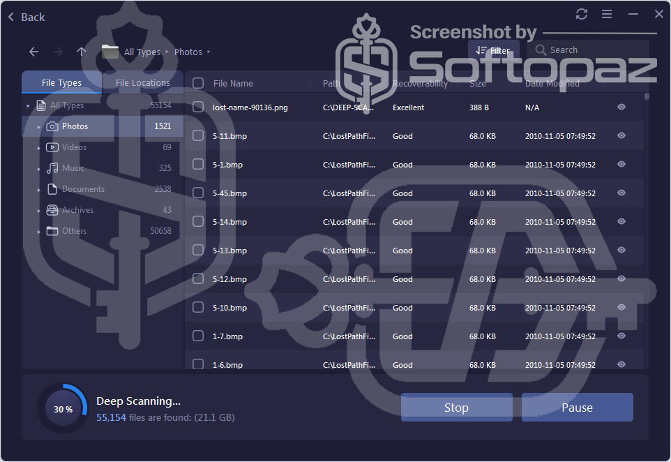 iTop Data Recovery ScanR