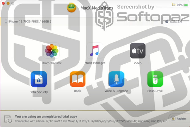 Macx mediatrans Interface