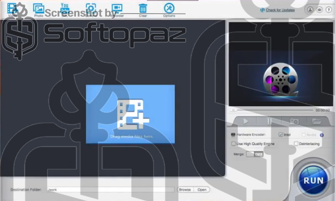Macx video converter pro interface