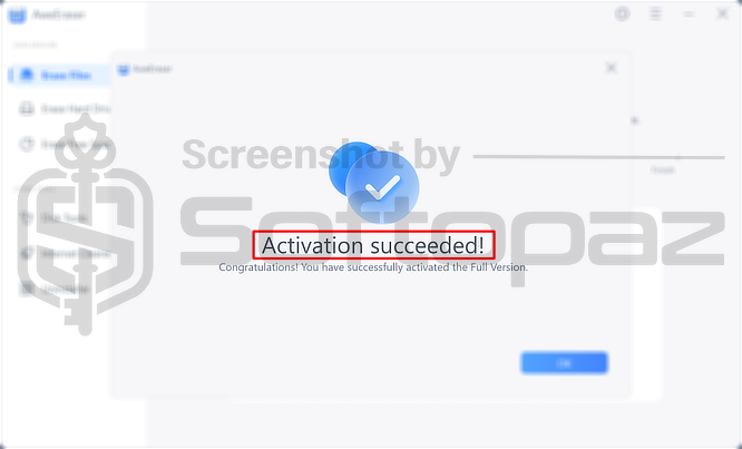 AweEraser Activating