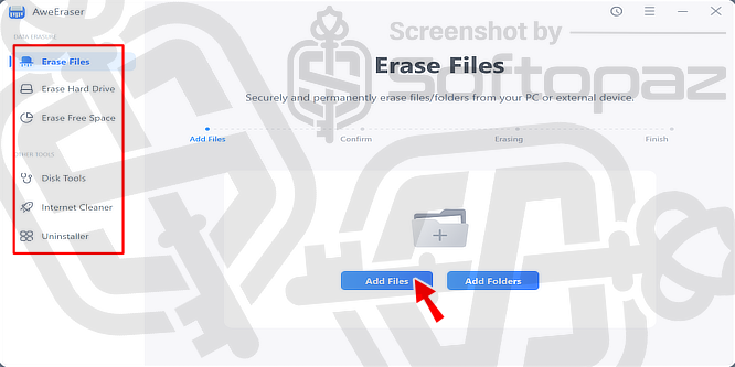 AweEraser UI