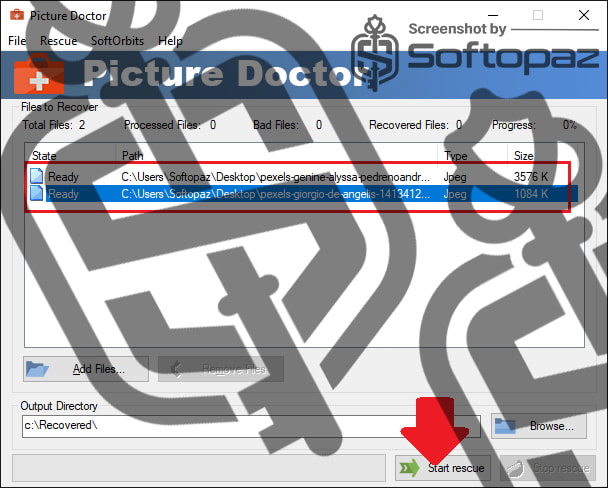 Softorbits Picture Doctor Start