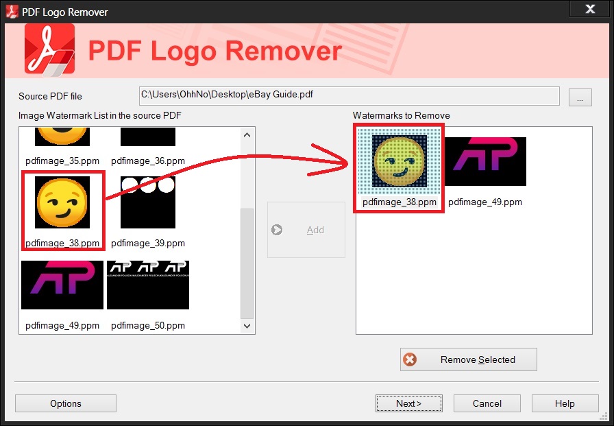 SoftOrbits PDF Logo Remover Home UI