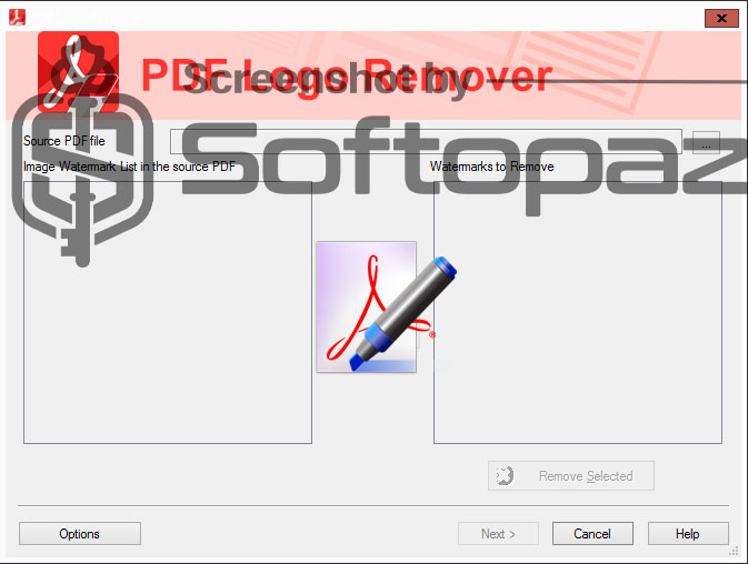 SoftOrbits PDF Logo (Watermark) Remover - Interface