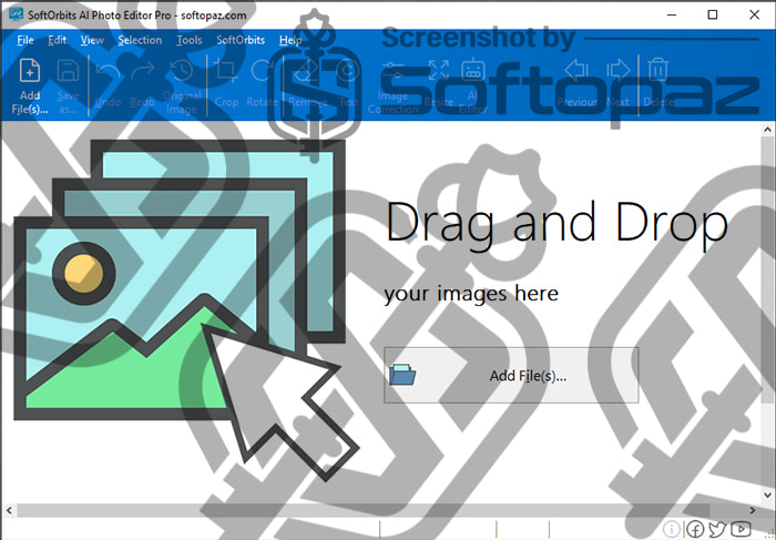 Softorbits Ai Photo Editor Interface