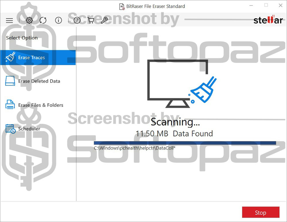 BitRaser File Eraser Scan