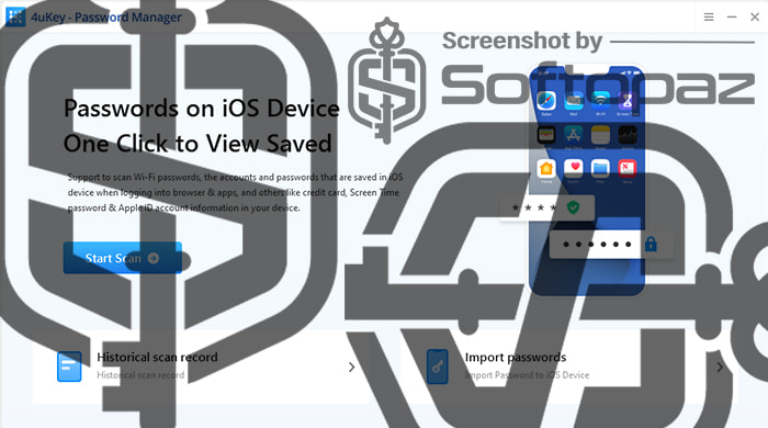 4ukey password manager Interface