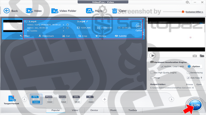 VideoProc Converter AI CNVT