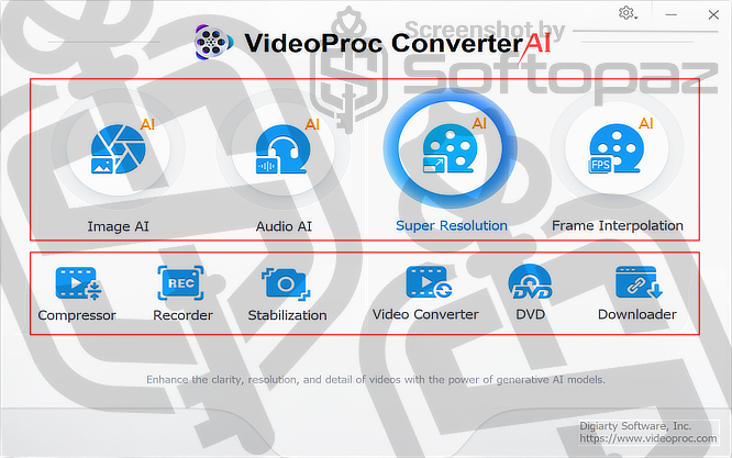 VideoProc Converter UI