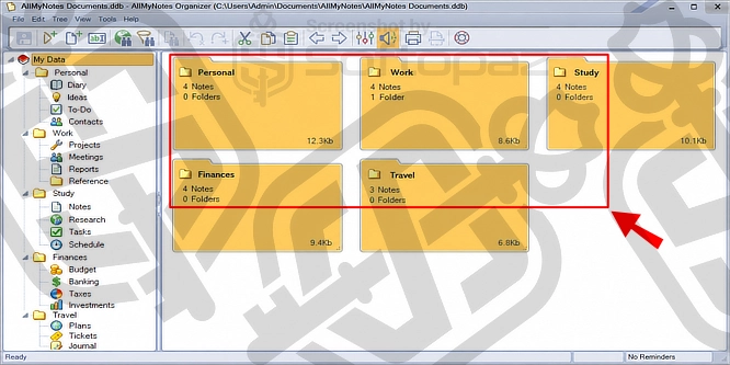 AllMyNotes Organizer Deluxe IOF