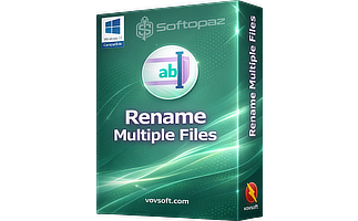 VovSoft Rename Multiple Files Box