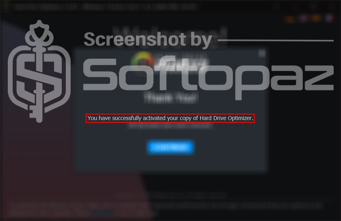 HardDriveOptimizer Activating 3
