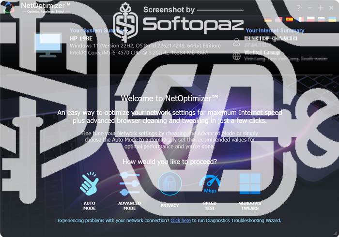 Netoptimizer Interface