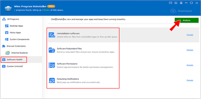 Wise Program Uninstaller SH