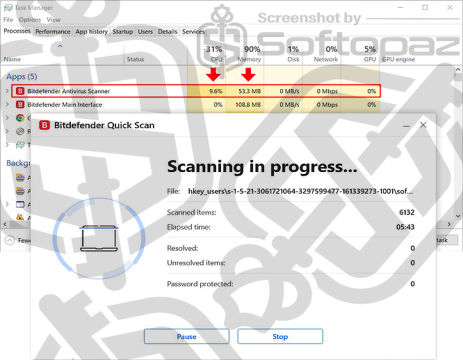 Bitdefender Total Security QScan