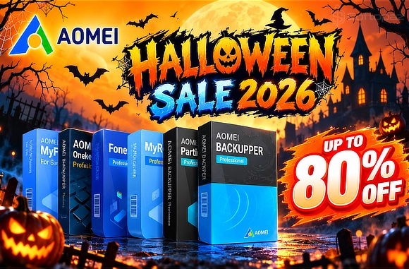 AOMEI Halloween Sale by Softopaz