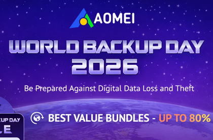 AOMEI World Backup Day Sale 2026 by Softopaz