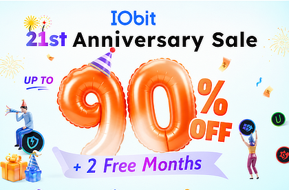 IObit 21 Anniversary Sale by Softopaz