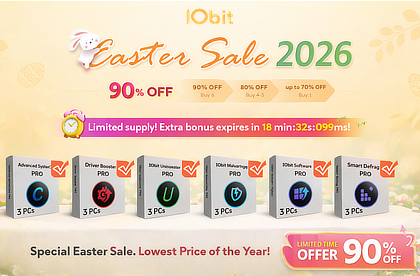 IObit Easter Day Sale 2026 by Softopaz