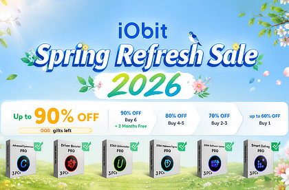 IObit Spring Refresh Sale 2026 by Softopaz